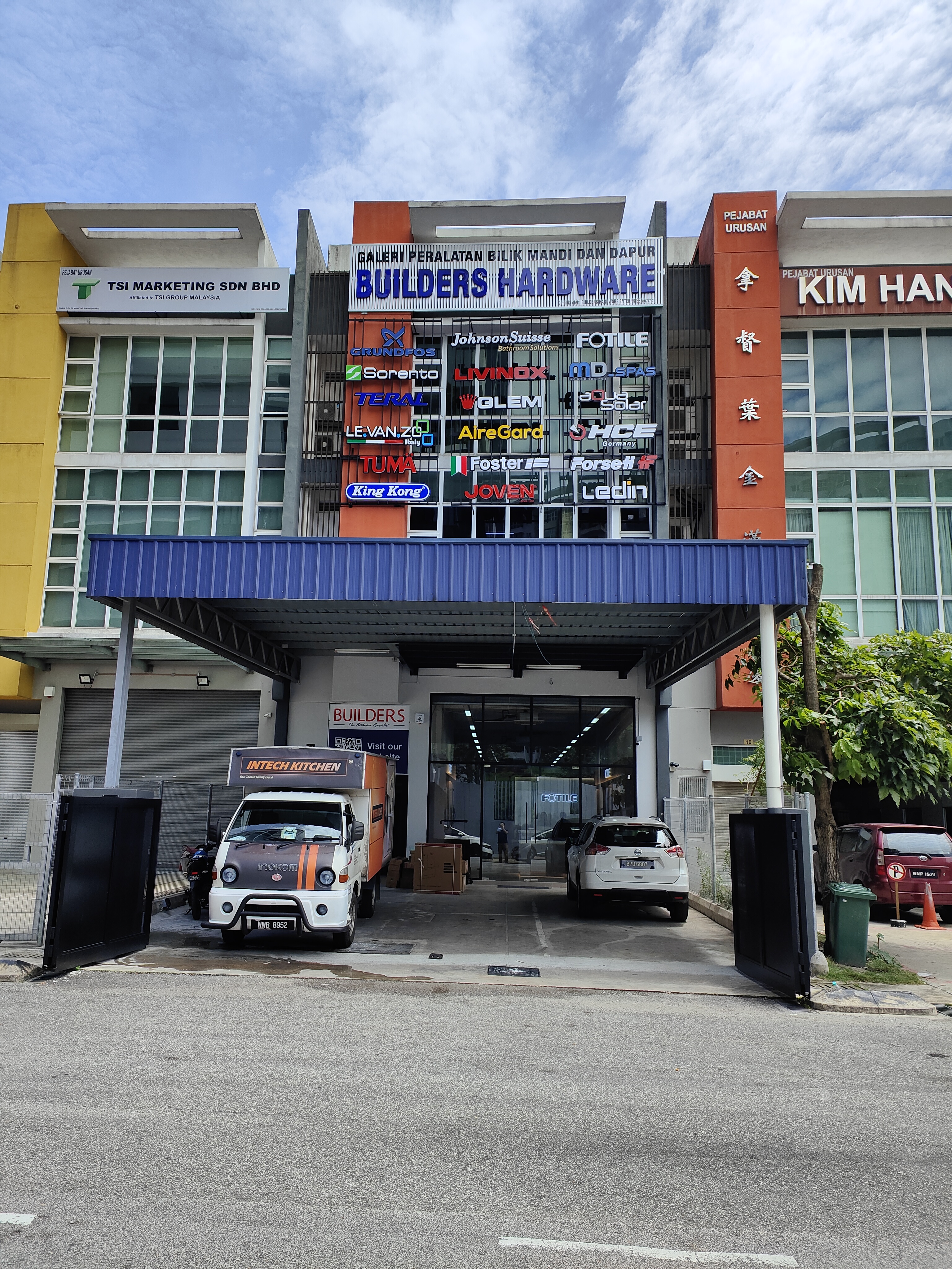 Shopfront of Builders Hardware Home Appliances Sdn Bhd