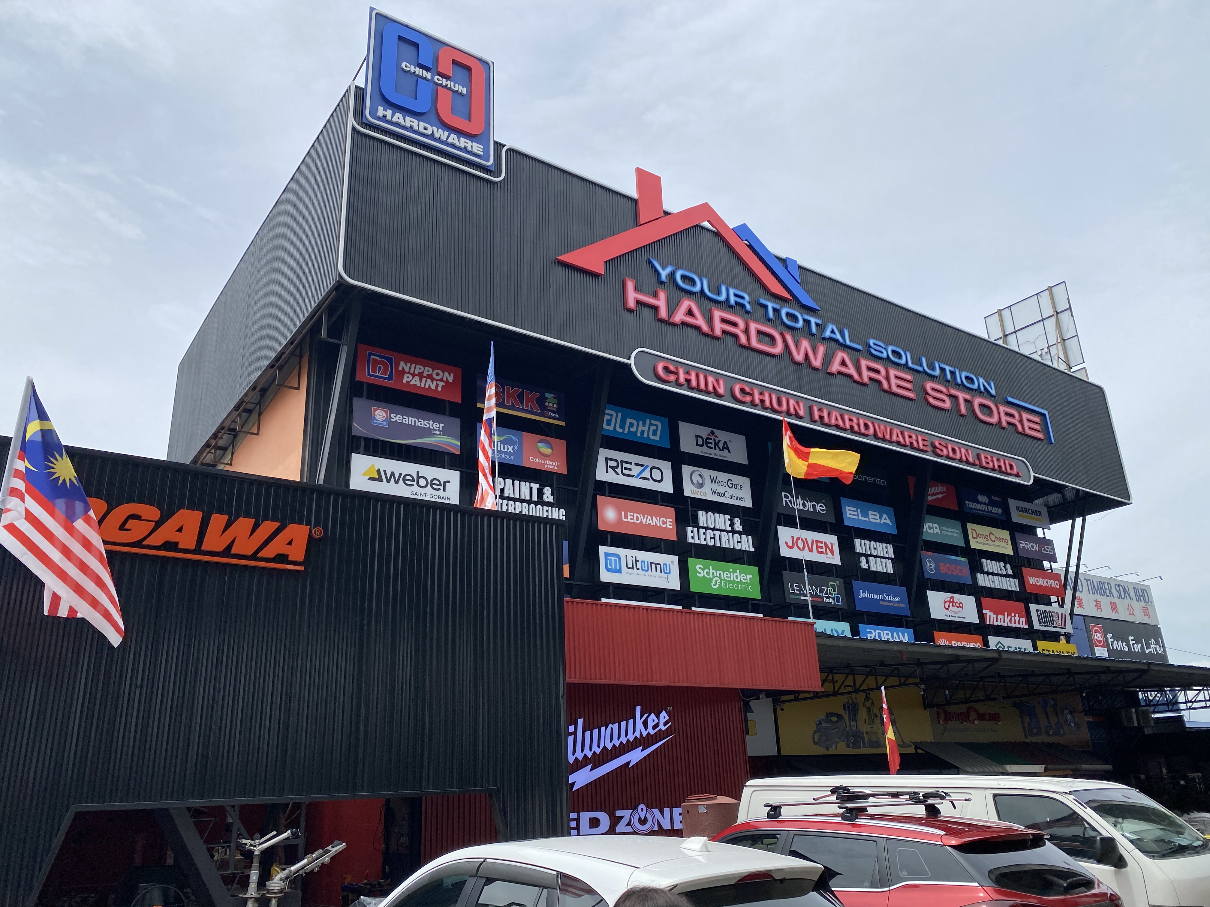 Shopfront of Chin Chun Hardware Sdn. Bhd.