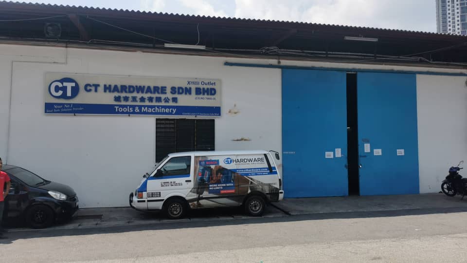 Shopfront of CT Hardware Sdn Bhd - (Warehouse)