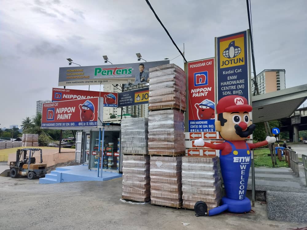 Shopfront of ENW Hardware Centre (Batu Tiga)