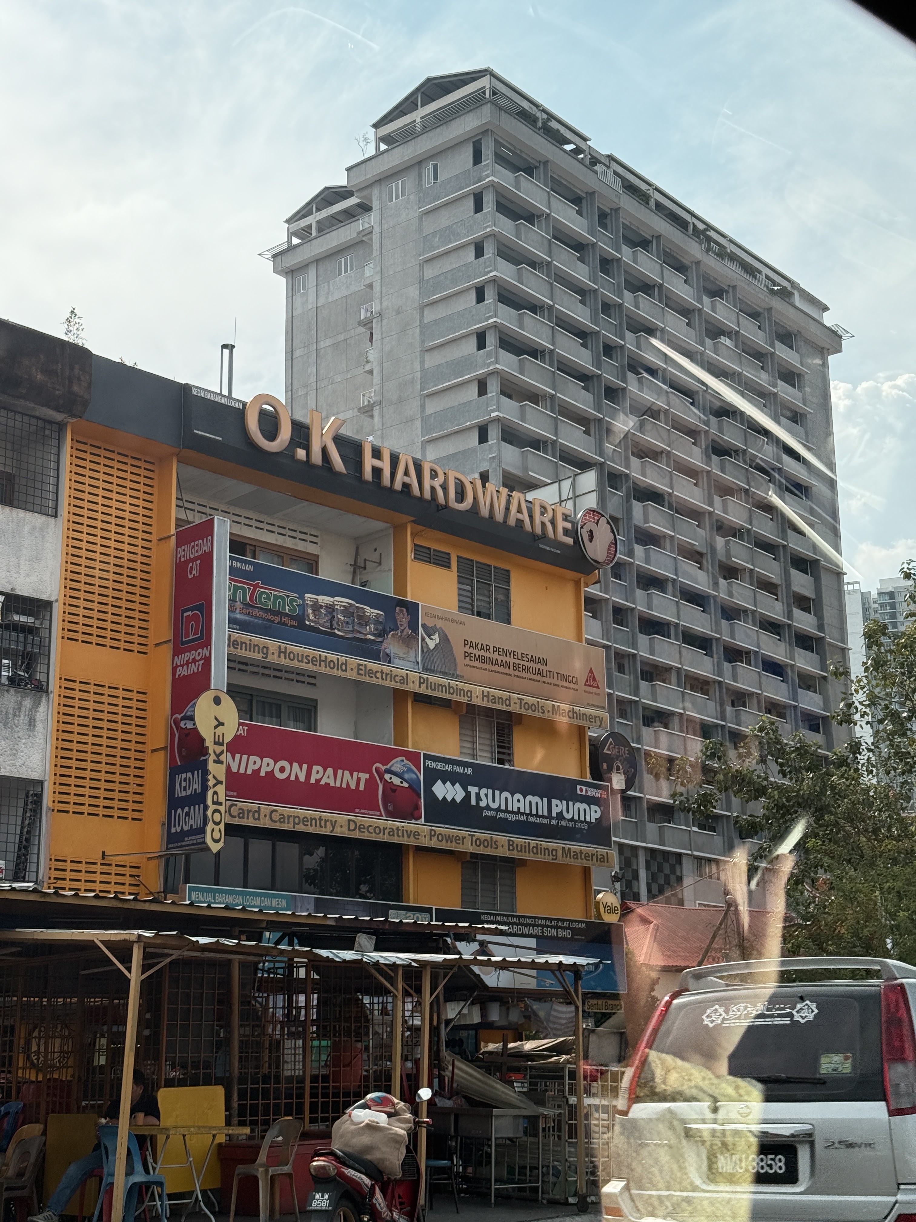 Shopfront of Okay Hardware Sentul