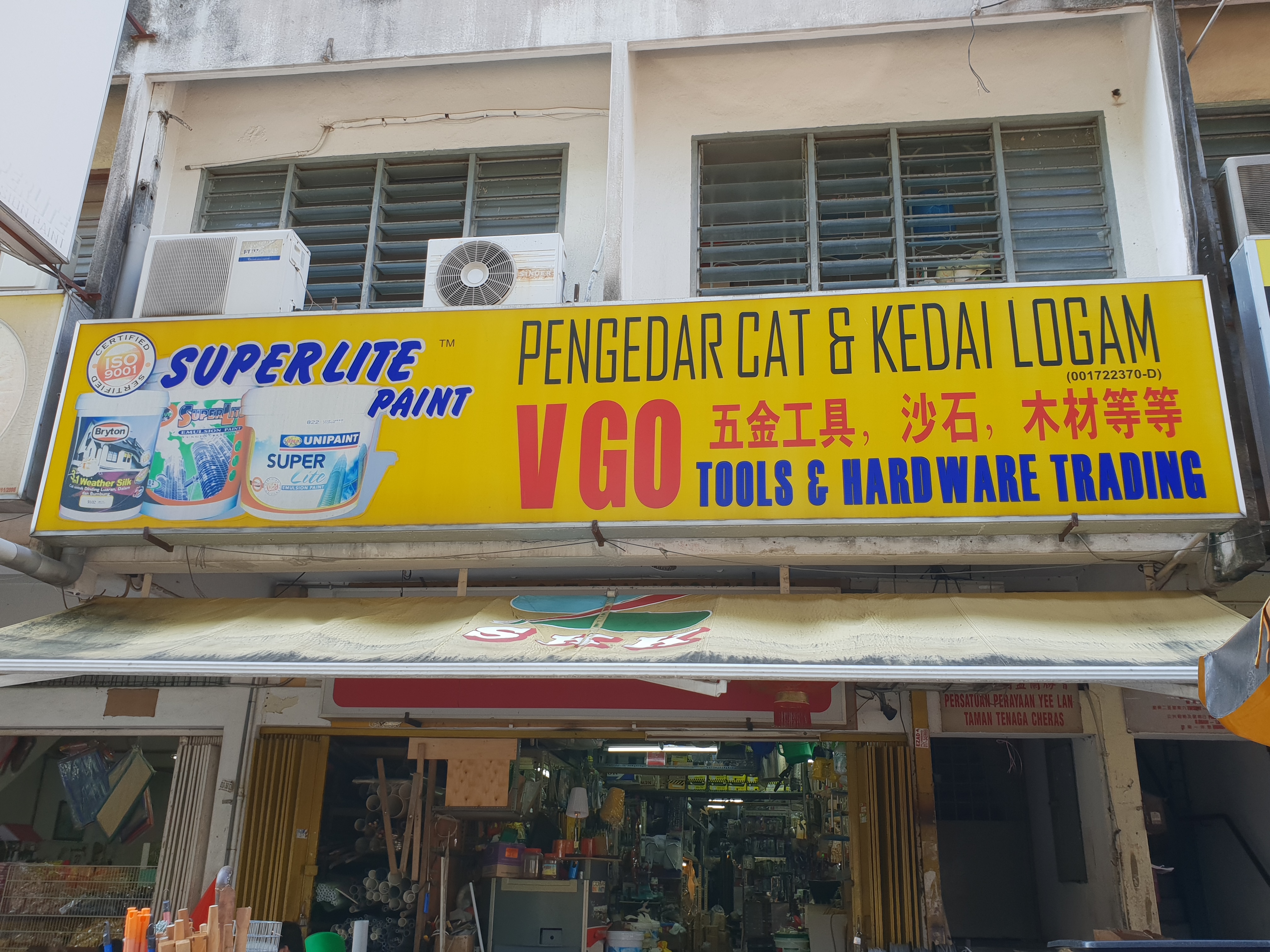 Shopfront of V Go Tools & Hardware Trading